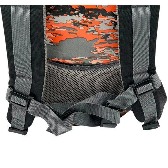 GECOBRANDS Hydroner 20L Camo Dry Bag Waterproof Backpack Orange-Gray Roll Top - Picture 7 of 16